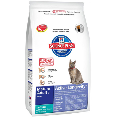 Hill's Cat  senior tuna  2.0 (с 7 лет) сухой д/кошек