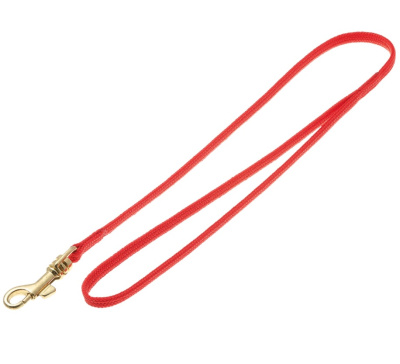Водилка с золот. карабином (лента-чулок) 5 мм, 50 см (красная) 72-0748
