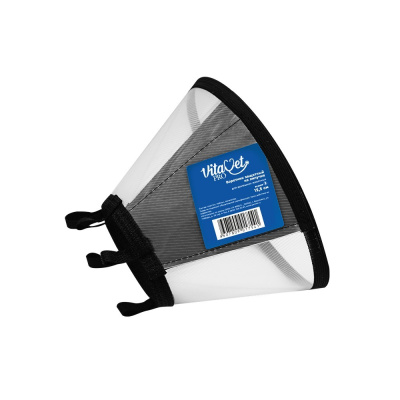 Воротник защитный VITAVET PRO/ВИТАВЕТ ПРО на липучке №3 12,5 см