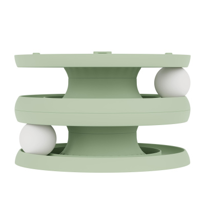 Игрушка (Alta) Юта Интерактивная, трек для кошек, оливковый 