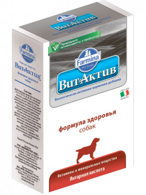 Фармина Вет Лайф Вит-Актив Формула здоровья собак 60таб Фармина Вет Лайф Вит-Актив Формула здоровья собак 60таб