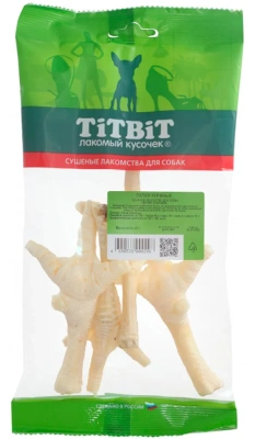 TiTBiT 0,045кг лапки куриные (мягкая упаковка)