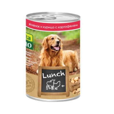 Вита ПРО (Vita PRO) Lunch 400г ягненок, курица, картофель консервы д/собак (534041)