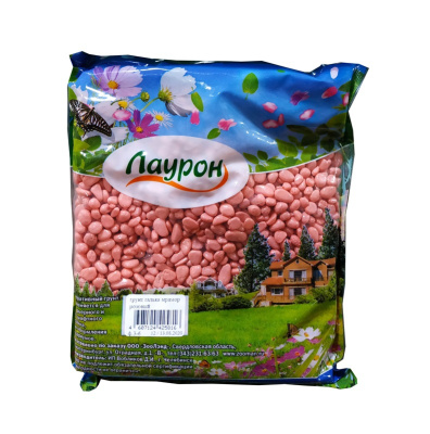 Грунт (Лаурон) галька розовый 0.8кг (ф 3-6) Грунт (Лаурон) галька розовый 0.8кг (ф 3-6)