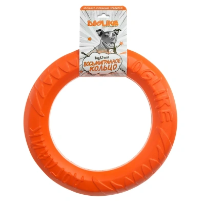 Игрушка (Doglike) Кольцо 8-мигранное DL большое, оранжевое d-31см Игрушка (Doglike) Кольцо 8-мигранное DL большое, оранжевое d-31см