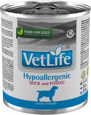 Farmina (Фармина) Vet Life Dog 0,3кг гипоаллергенный консервы утка и картофель для собак 1302 (102802) 6 шт/уп Farmina (Фармина) Vet Life Dog 0,3кг гипоаллергенный консервы утка и картофель для собак 1302 (102802) 6 шт/уп