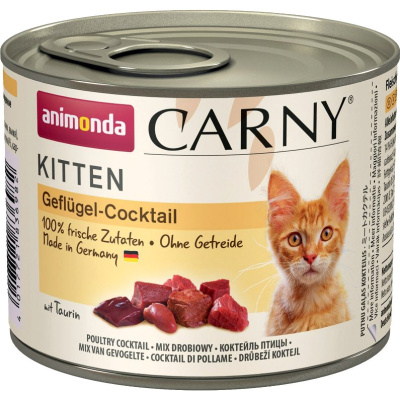 Animonda Carny Kitten 0.200 мясной коктейль д/котят