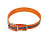 Ошейник (Каскад) из биотана со светоотражающей полосой шир. 20мм, обх. шеи. 30-40см, оранжевый