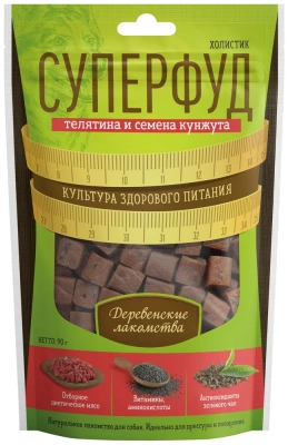 Деревенские лакомства 0,09кг для дрессуры телятина и семена кунжута (арт.79212839) Деревенские лакомства 0,09кг для дрессуры телятина и семена кунжута (арт.79212839)