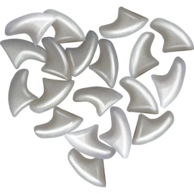 Коготки (Cliny) накладные для кошек M жемчужно-белые (40шт)