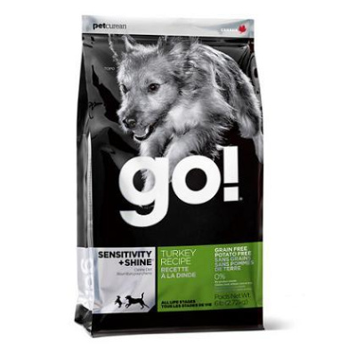 Го! (Go!) Sensitivity + Shine 11,35кг индейка д/щенков и собак с чувствит. пищеварением (001656)