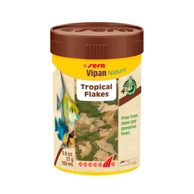 Sera Vipan Nature 100мл корм, основной в хлопьях для всех видов рыб, 22 г, S32238 Sera Vipan Nature 100мл корм, основной в хлопьях для всех видов рыб, 22 г, S32238