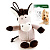 Игрушка (GiGWi) 75104 Ослик с пищалкой 10см для собак, серия PLUSH FRIENDZ 