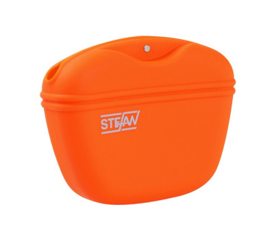Сумочка (Stefan) для лакомств WF37705 силиконовая оранжевая 