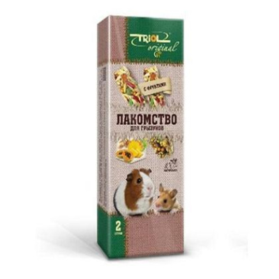 Триол лакомство 50г с фруктами д/грызунов (40161015)