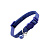 Ошейник (Triol) нейлон,  темно-синий 10х210-330мм для кошки
