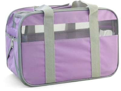 Сумка-переноска (Triol) Техно, сиреневая, (40*28*25) для животных