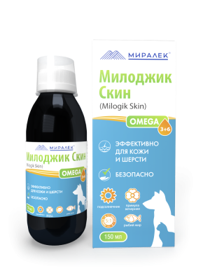 МИЛОДЖИК СКИН (ОМЕГА 3+6), фл 150 мл  МИЛОДЖИК СКИН (ОМЕГА 3+6), фл 150 мл