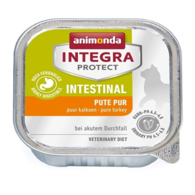 Animonda Integra Protect Intestinal  0,1кг с индейкой для взрослых кошек при нарушениях пищеварения