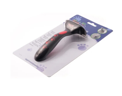 Расческа-триммер (Hello Pet) 42260M 60 зубьев средний с изгибом