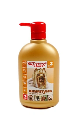 Шампунь (Mr.Bruno) № 2 Послушный шелк для длинной шерсти собак, 350мл NEW