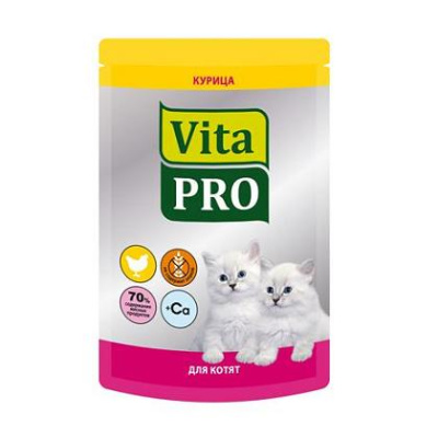 Вита ПРО (Vita PRO) 100г курица пауч д/котят до 1 года (596193)