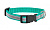 Ошейник (Аркон) DOG&VOGUE со светоотражающей полосой шир. 15мм, зеленый