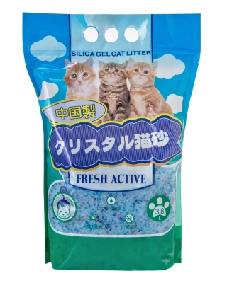 Наполнитель (Hakase Arekkusu) Fresh Active 3,8л силикагелевый для кошек