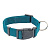 Ошейник (Дарэлл) "Евро" нейлон 25мм, обхват 35см-50см изумрудный