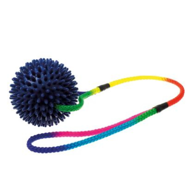 Игрушка V.I.Pet мяч массажный на шнуре 9см+50см