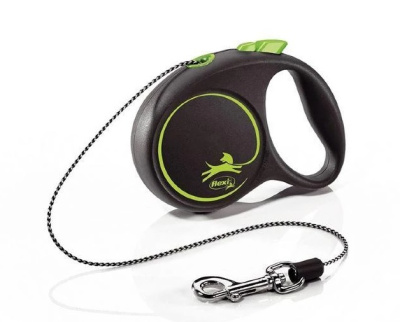 Рулетка (Flexi) Black Design XS трос 3м до 8кг зеленый