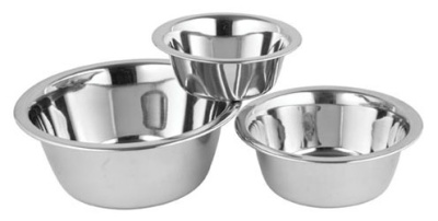 Миска (Зооник) 2,6 л металл стандарт 