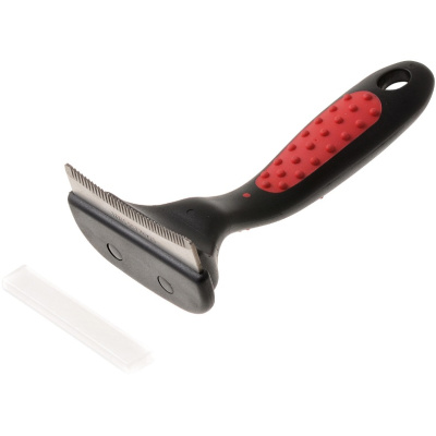 Расческа-триммер (Hello Pet) 42336M 36 крупных зубьев средний с изгибом Расческа-триммер (Hello Pet) 42336M 36 крупных зубьев средний с изгибом