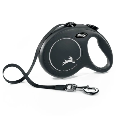 Рулетка (Flexi) Classic New L ремень 5м до 50кг черный