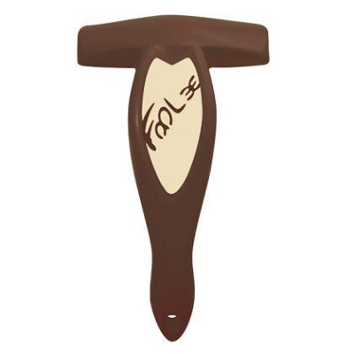 Расческа-триммер (Foolee) XL  13,0 см коричневый