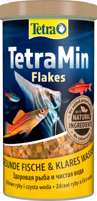 Tetra Min Flakes 1л корм хлопья для рыб 762725 Tetra Min Flakes 1л корм хлопья для рыб 762725