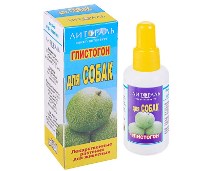 Лечебные травы Глистогон настой для собак, 50мл