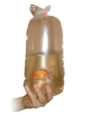 Пакет (Аква Меню) 16см для переноса рыб полиэтилен (50шт)